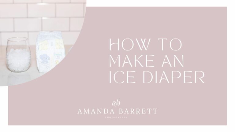How to Make Padsicles BUT BETTER | My BEST Postpartum Recovery Tip, Make Ice Diapers Instead